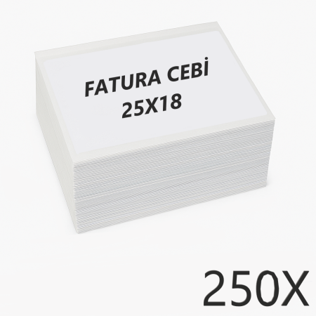 Kargo Fatura Cebi 25X18 250 Adet